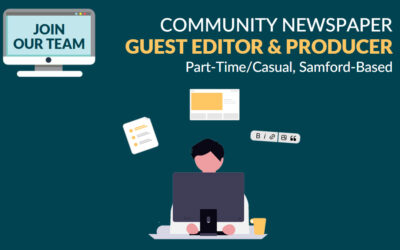 Vacancy: Community Newspaper Guest Editor & Producer